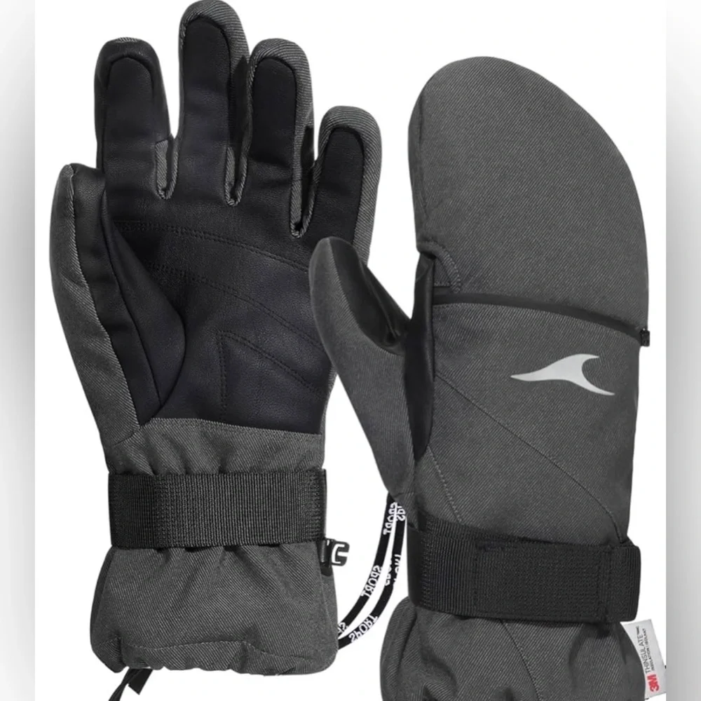 NWT Winter Cold Weather Gloves for Men & Women, Touchscreen Snow Mittens